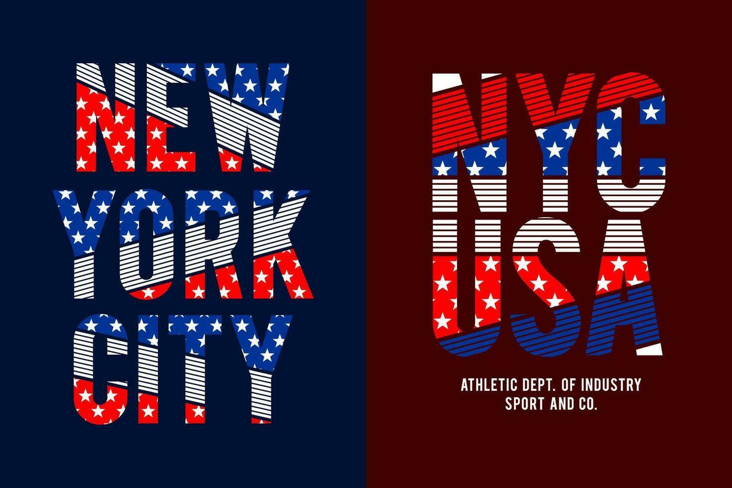 New York City, for print on t shirts etc. vector