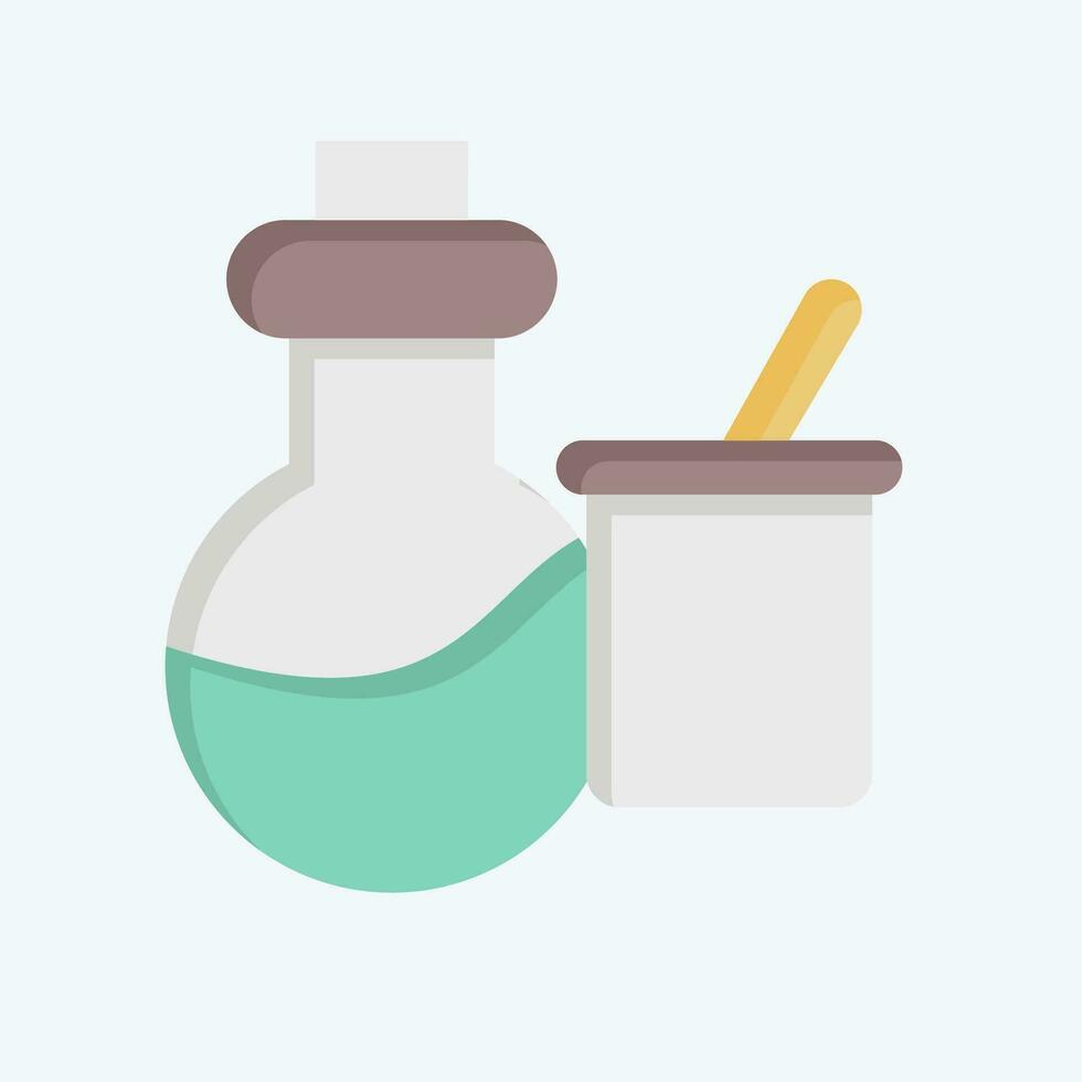 Icon Science Instruments. related to Biochemistry symbol. flat style. simple design editable. simple illustration vector