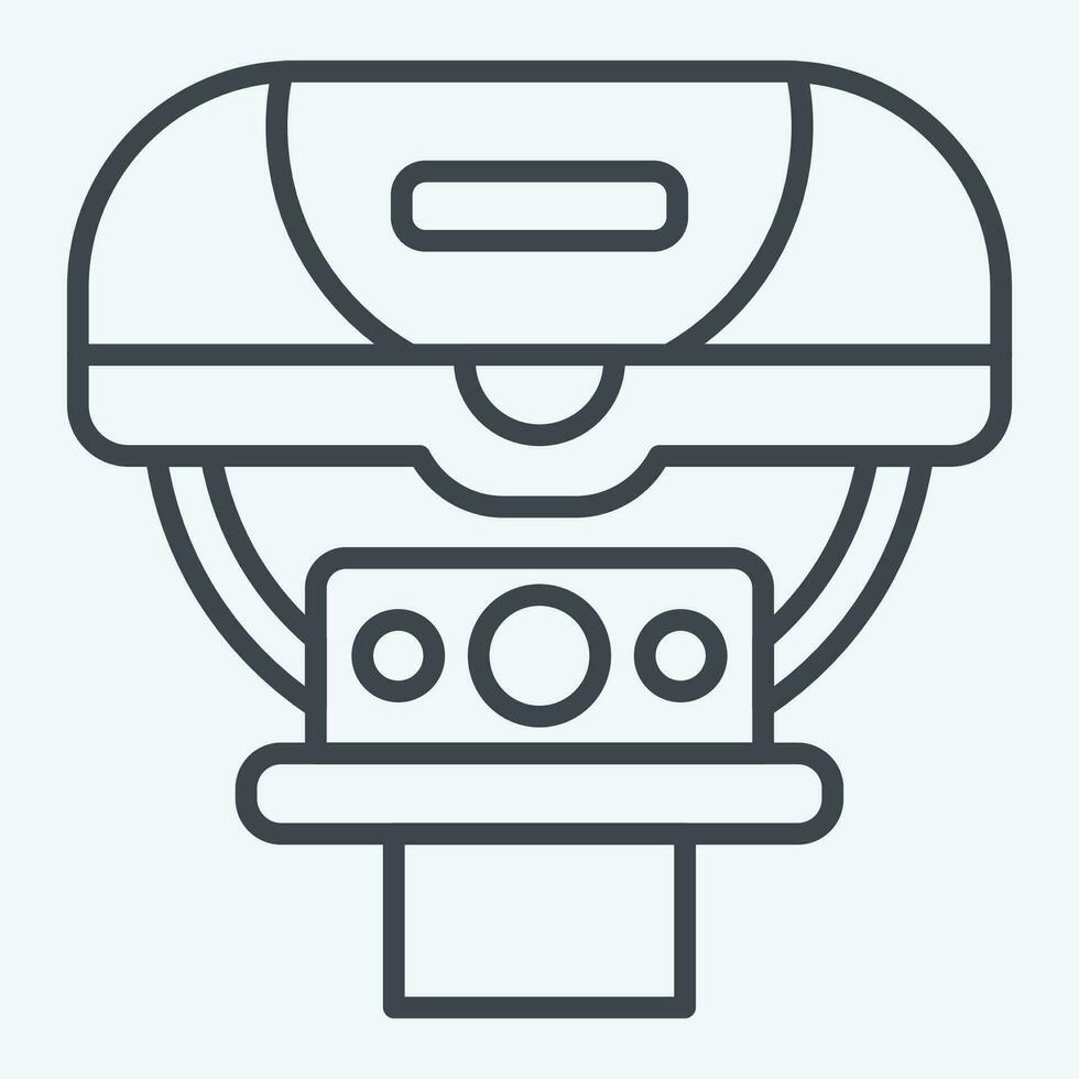 Icon Light related to Bicycle symbol. line style. simple design editable. simple illustration vector