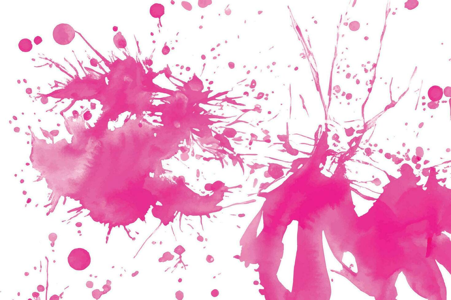 Watercolor splash stain background vector