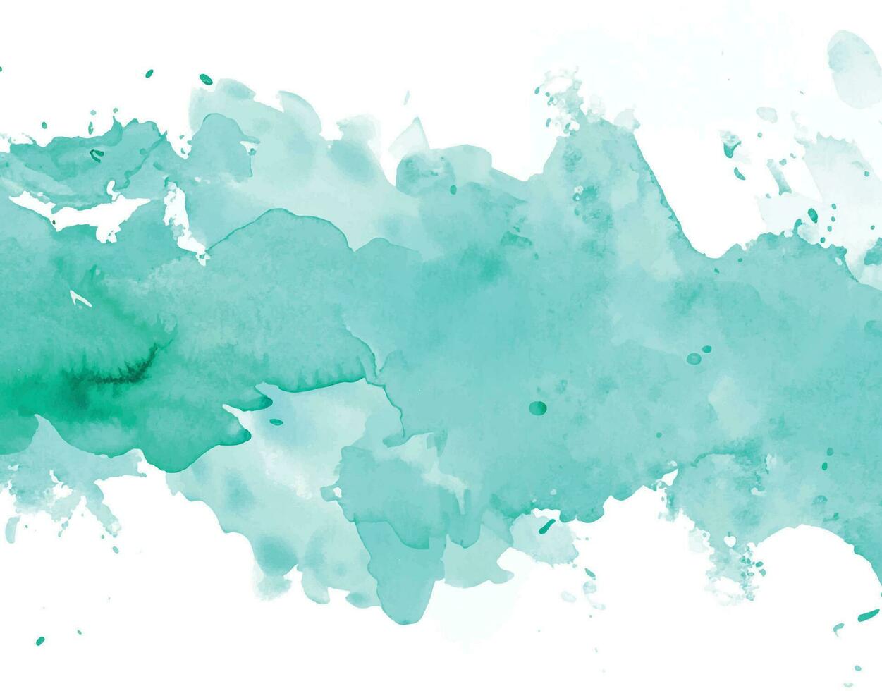 Watercolor splash stain background vector