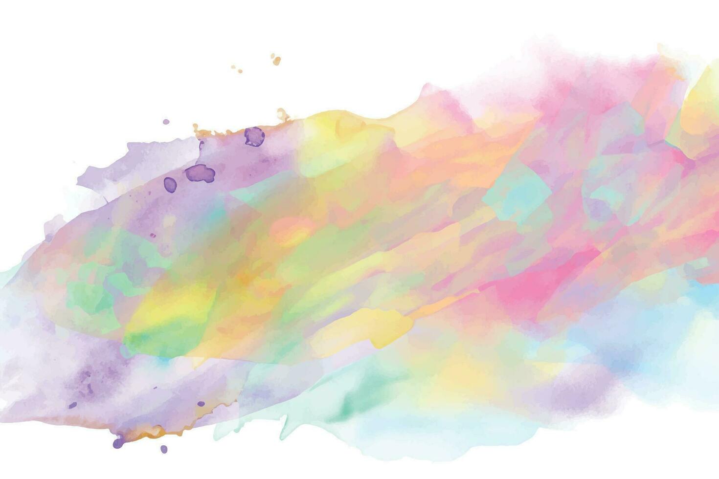 Watercolor splash stain background vector