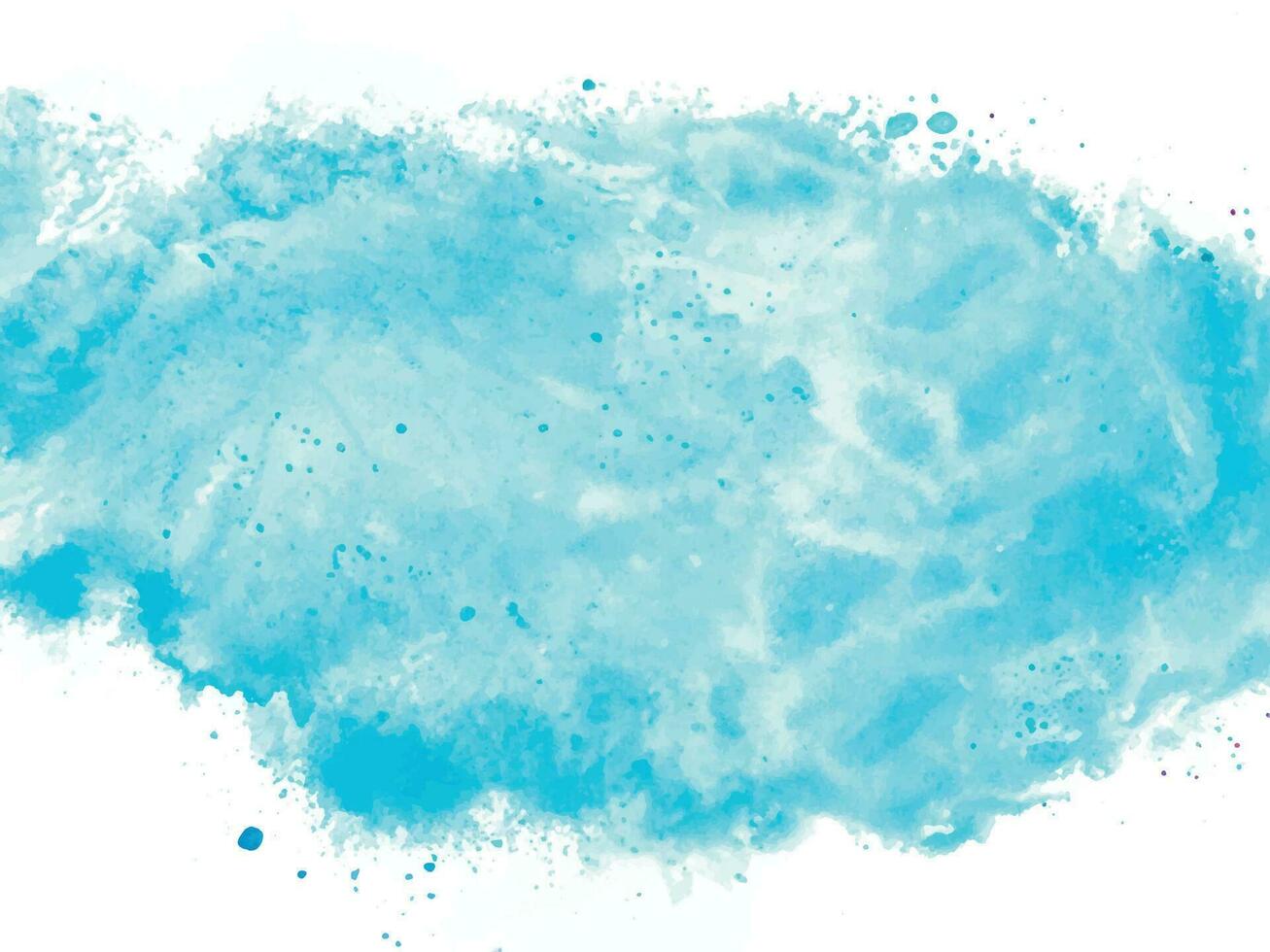 Watercolor splash stain background vector