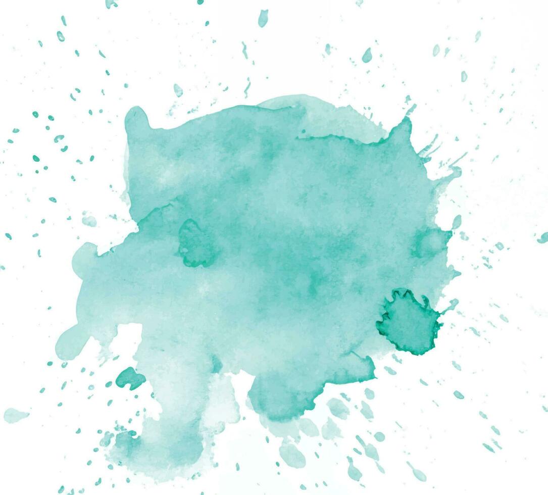 Watercolor splash stain background vector