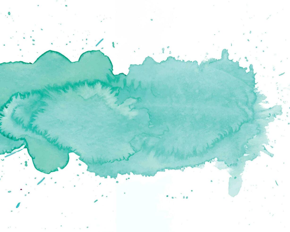 Watercolor splash stain background vector