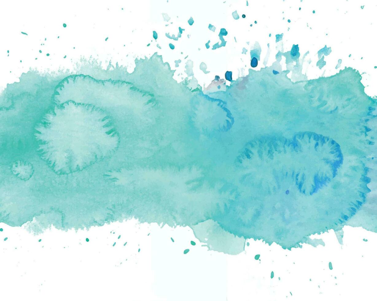 Watercolor splash stain background vector