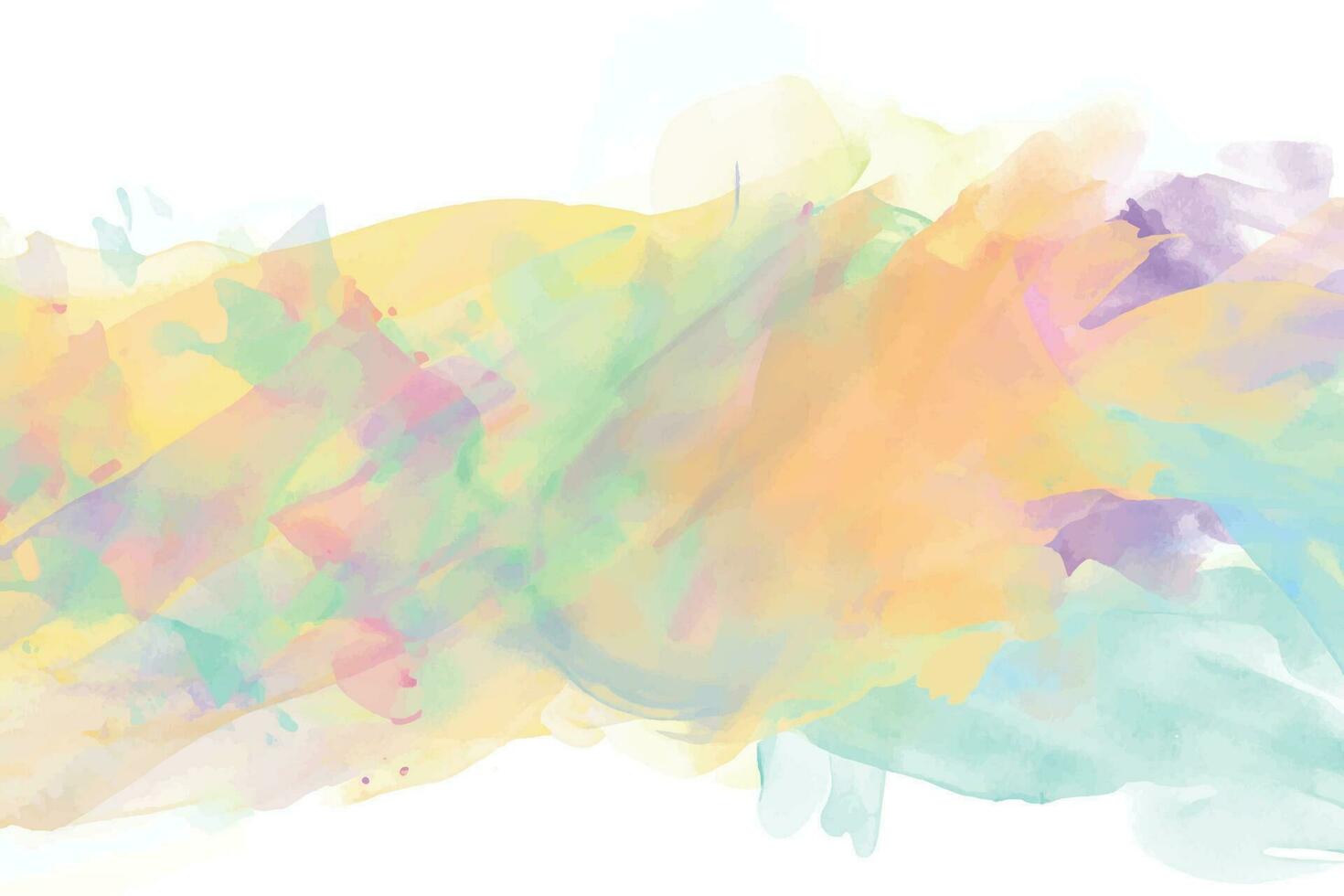 Watercolor splash stain background vector