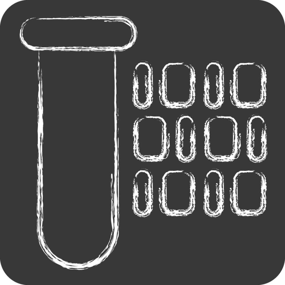 Icon Artificial Insemination. related to Biochemistry symbol. chalk Style. simple design editable. simple illustration vector