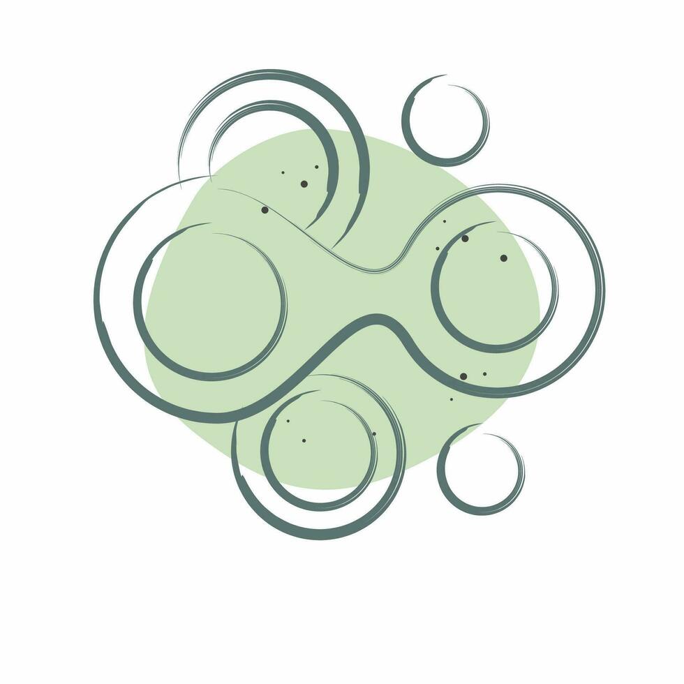 Icon Cells. related to Biochemistry symbol. Color Spot Style. simple design editable. simple illustration vector