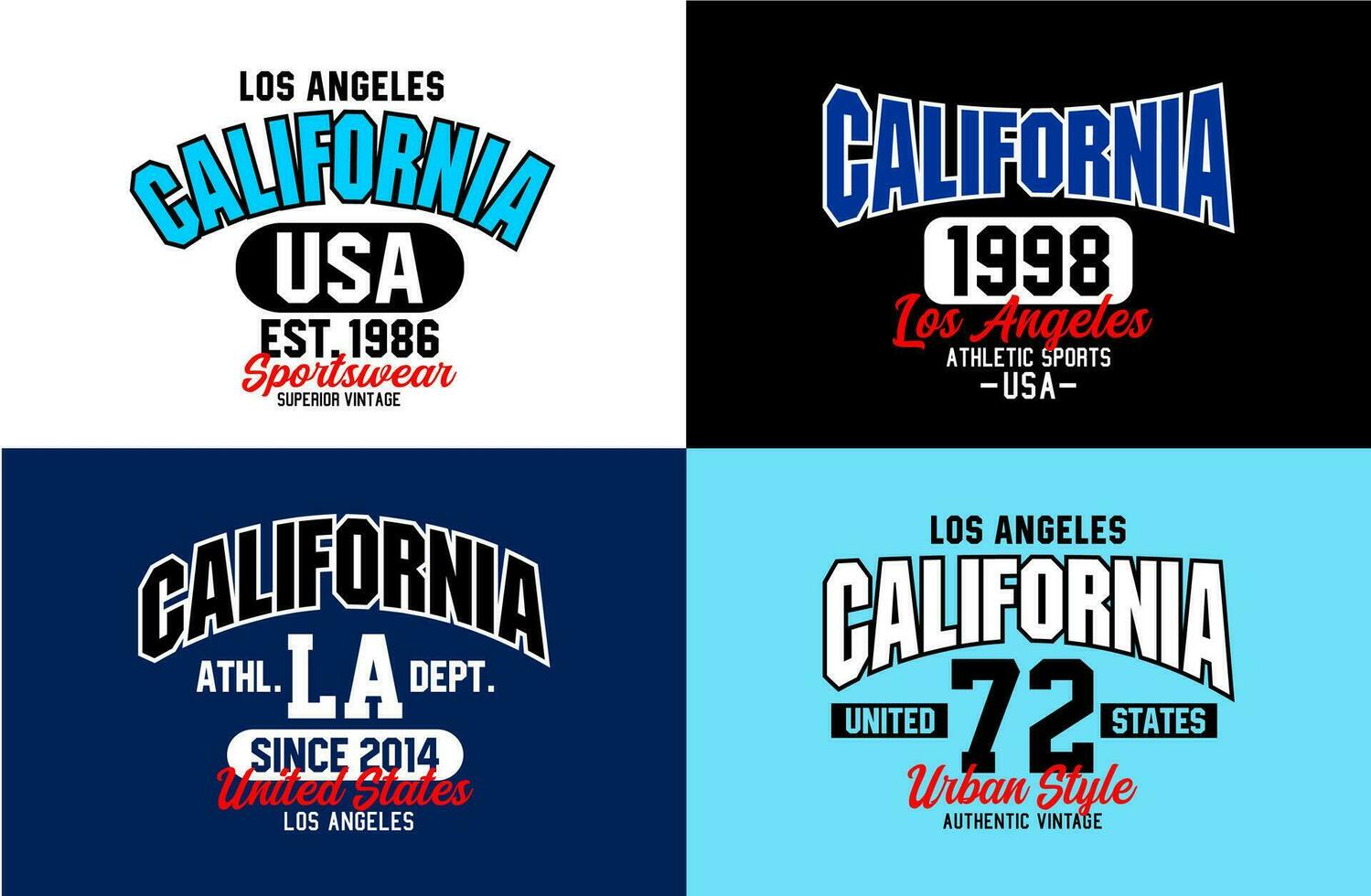 California typography design, urban style, for t-shirt, posters, labels, etc. vector design