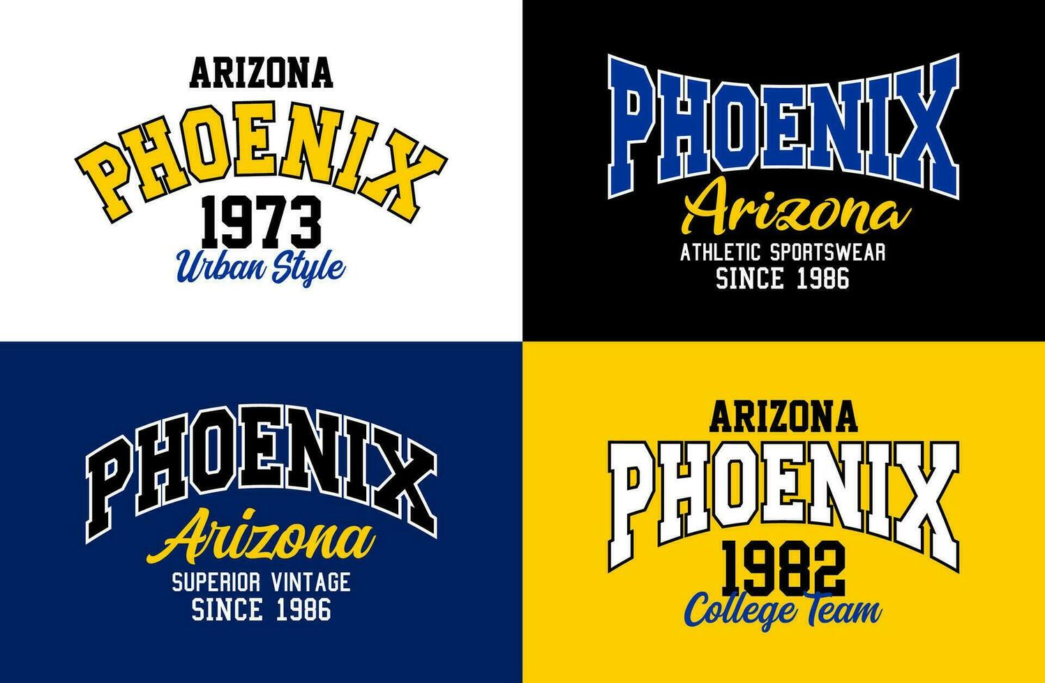 Phoenix typography design, urban style, for t-shirt, posters, labels, etc. vector design