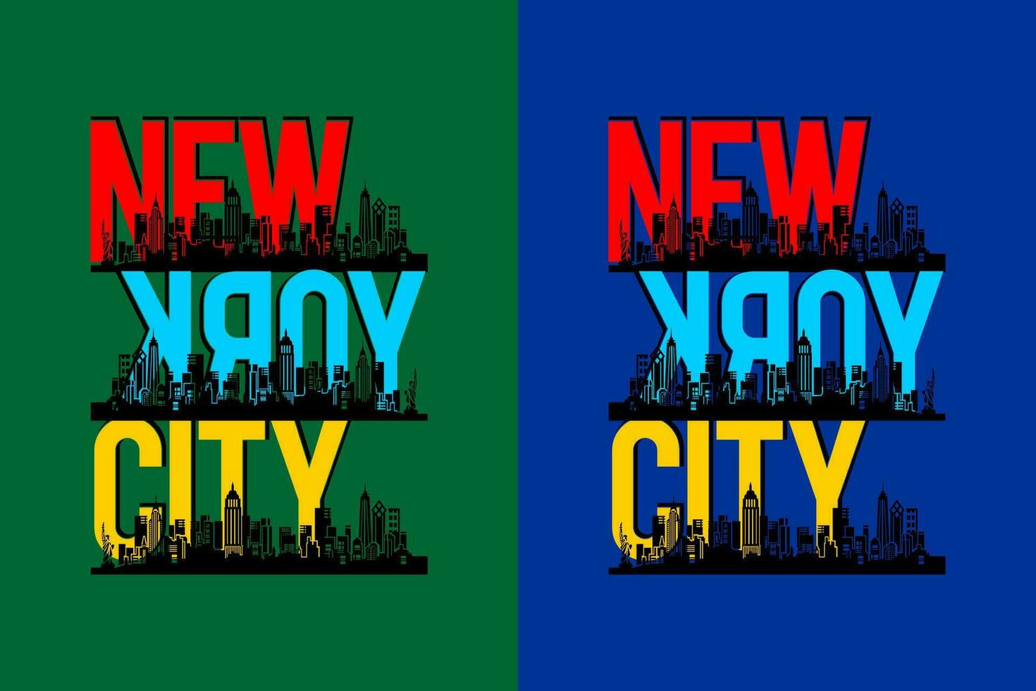 nuevo York ciudad, para impresión en t camisas etc. vector