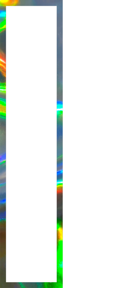 Holographic shiny alphabet png
