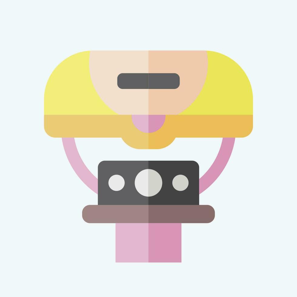 Icon Light related to Bicycle symbol. flat style. simple design editable. simple illustration vector