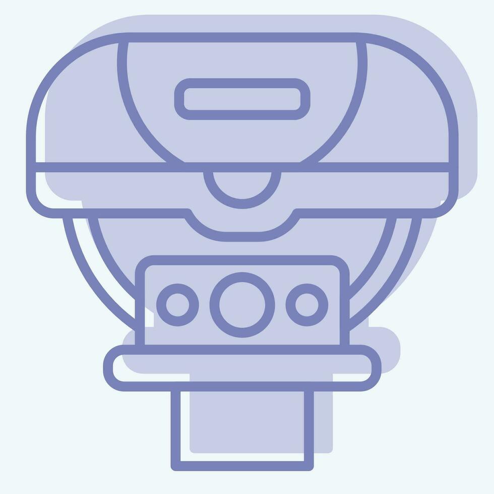 Icon Light related to Bicycle symbol. two tone style. simple design editable. simple illustration vector