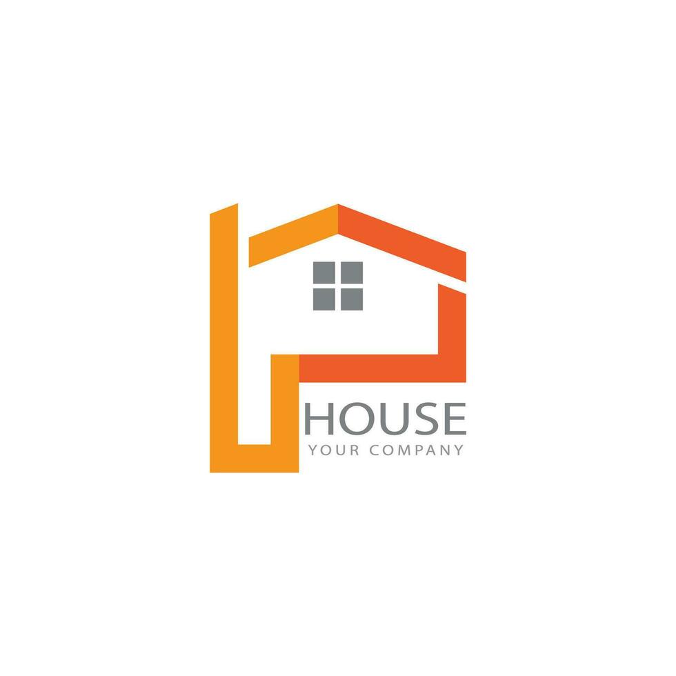 Home Property and construction logo design vector