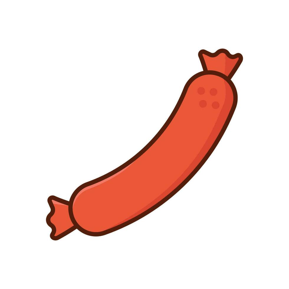 sausage icon vector design template simple and clean