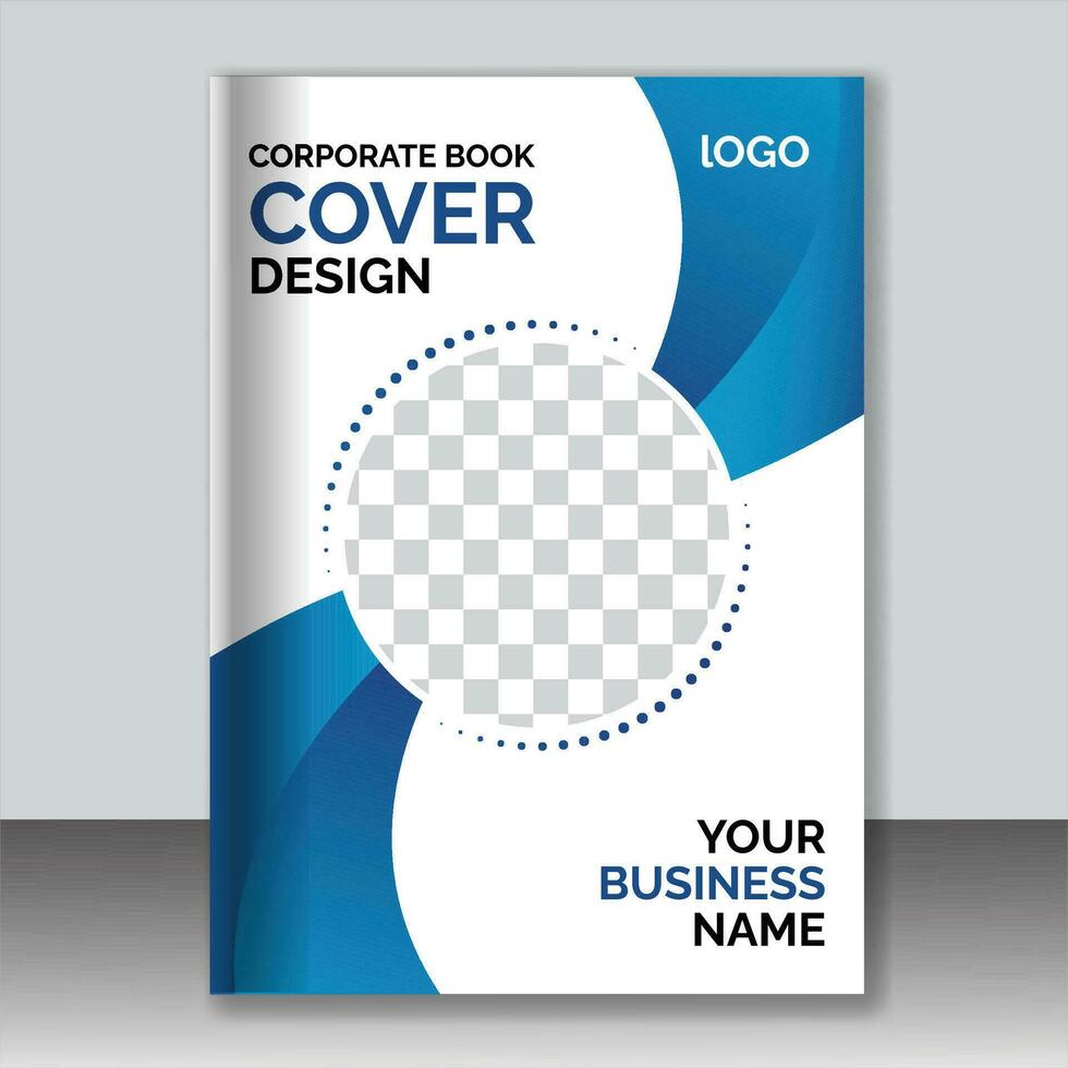 Blue color design for book cover, Abstract covers design vector, Annual report for presentation. Flyer brochure magazine layout template, identity cover vector design, Can be used in any book