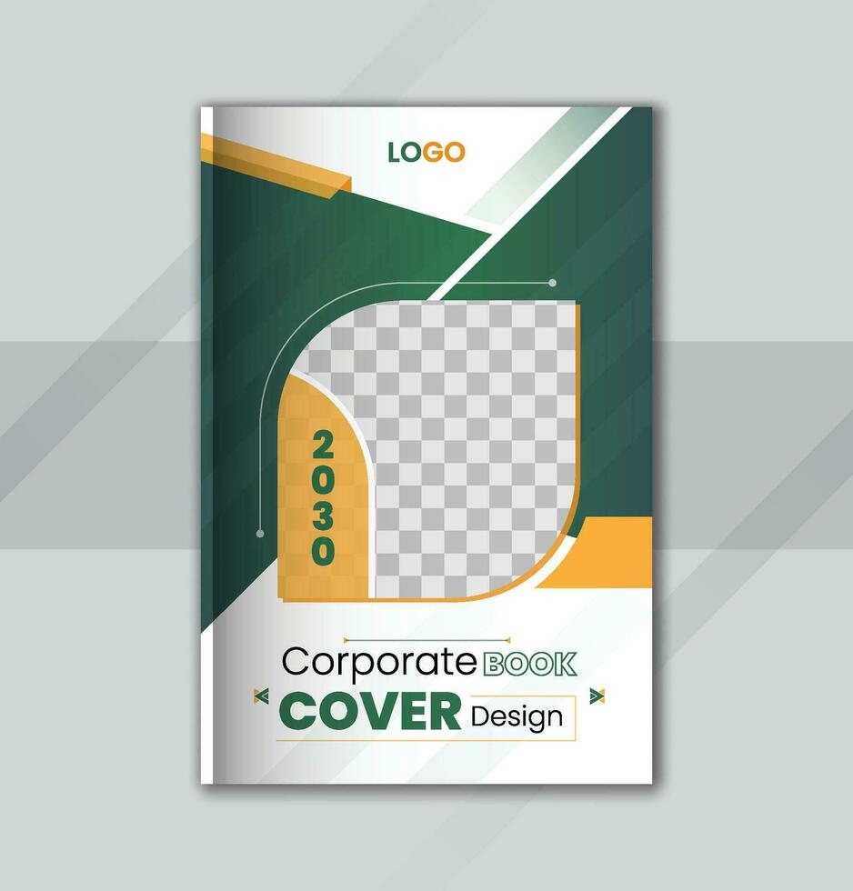 profesional mínimo y inteligente libro cubrir diseño para corporativo agencia, volantes, bandera, folleto, correo electrónico encabezamiento, publicidad, eventos y página cubrir, moderno reporte negocio volantes póster modelo. vector