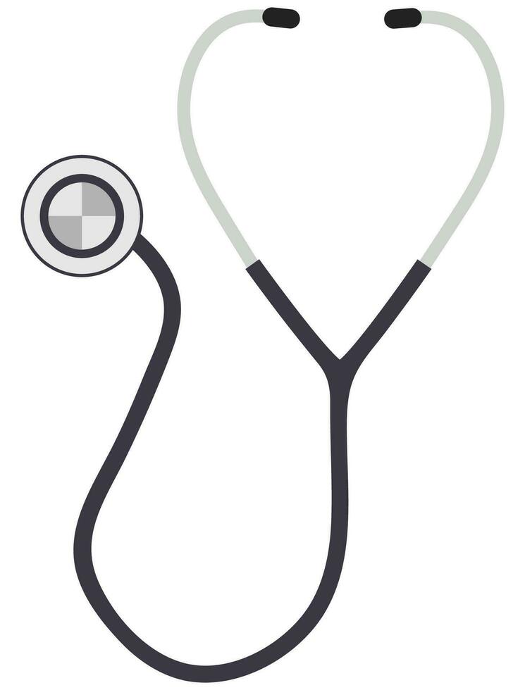 stethoscope icon isolated vector illustration on white background.