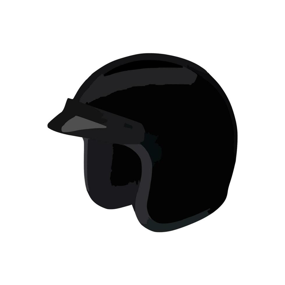 Motorcycle helmet icon in isometric 3d style on a white background vector