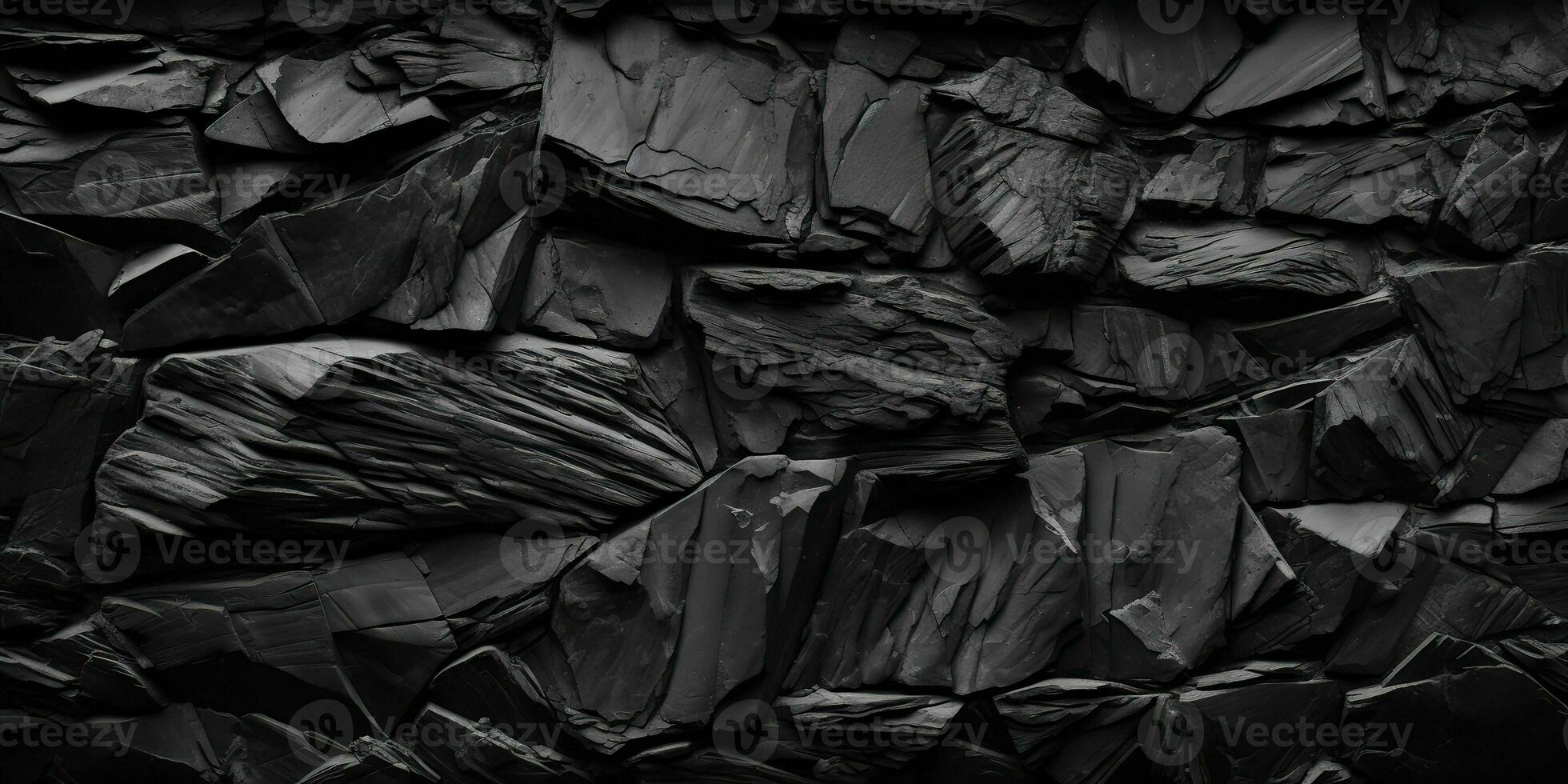 ai generado. ai generativo. negro gris brock rock mármol Roca pared decoración antecedentes. gráfico Arte foto