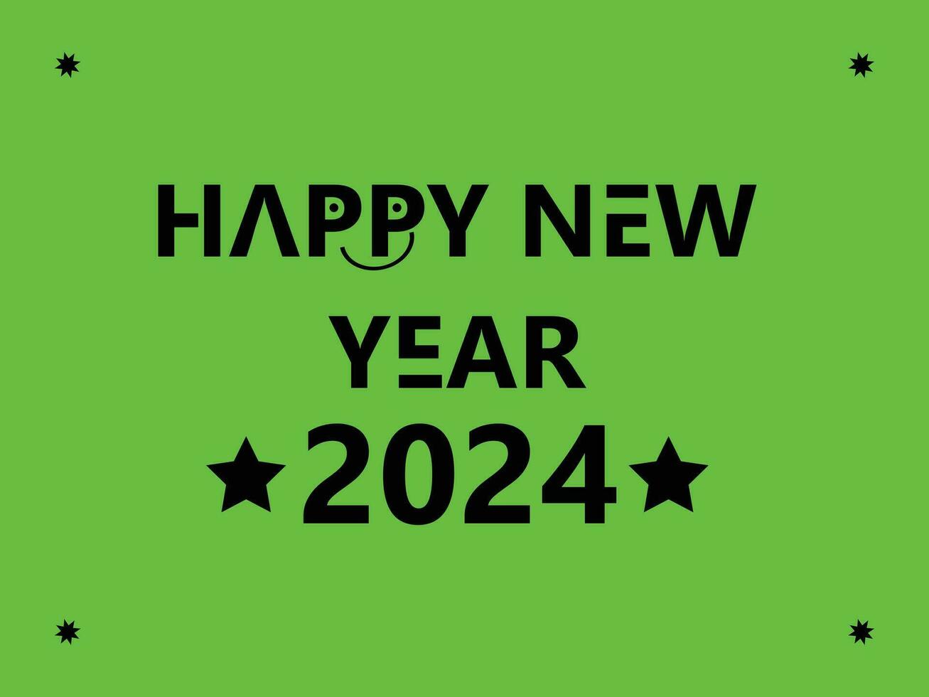 Happy new year 2024 design vector