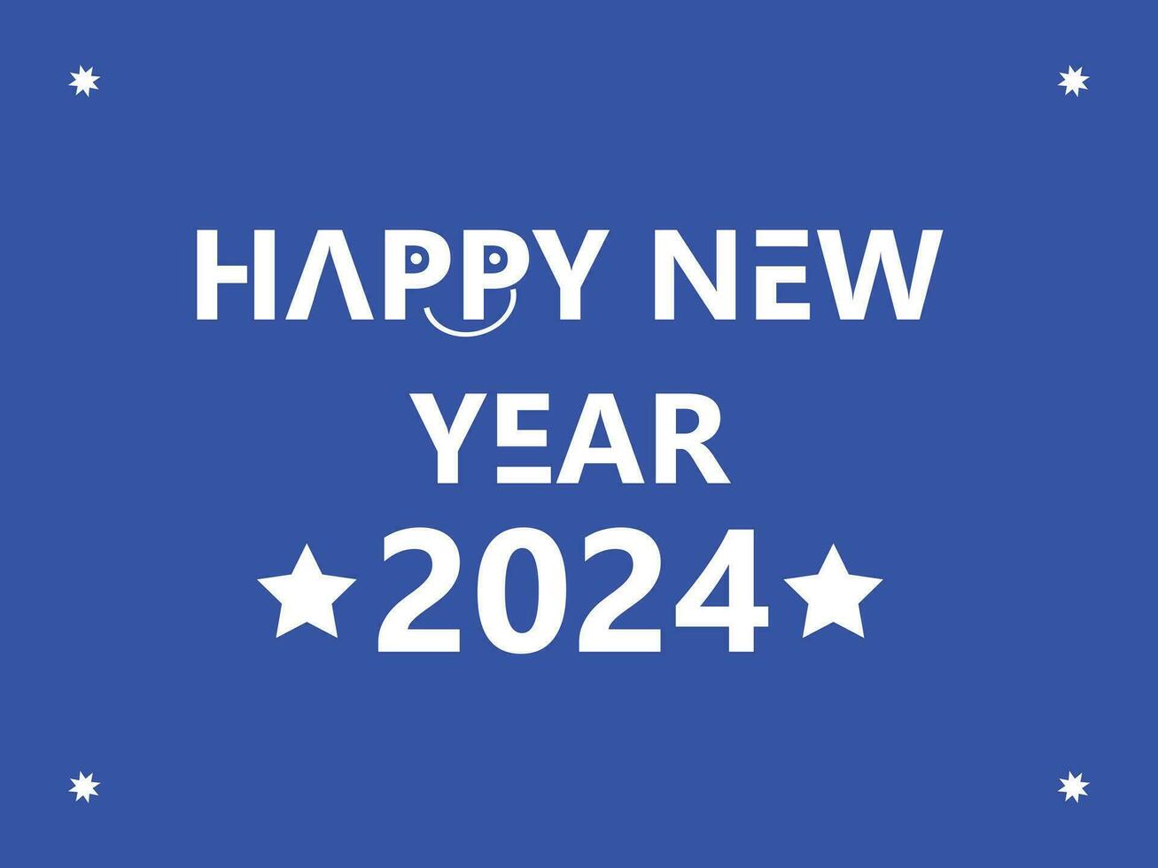 Happy new year 2024 design vector