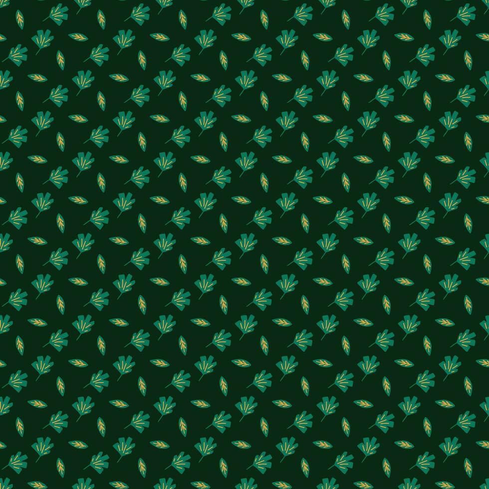 Leaf Seamless Pattern Design vector