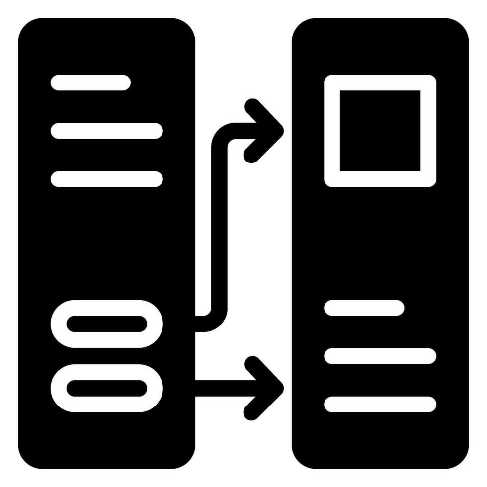 icono de glifo de prototipo vector