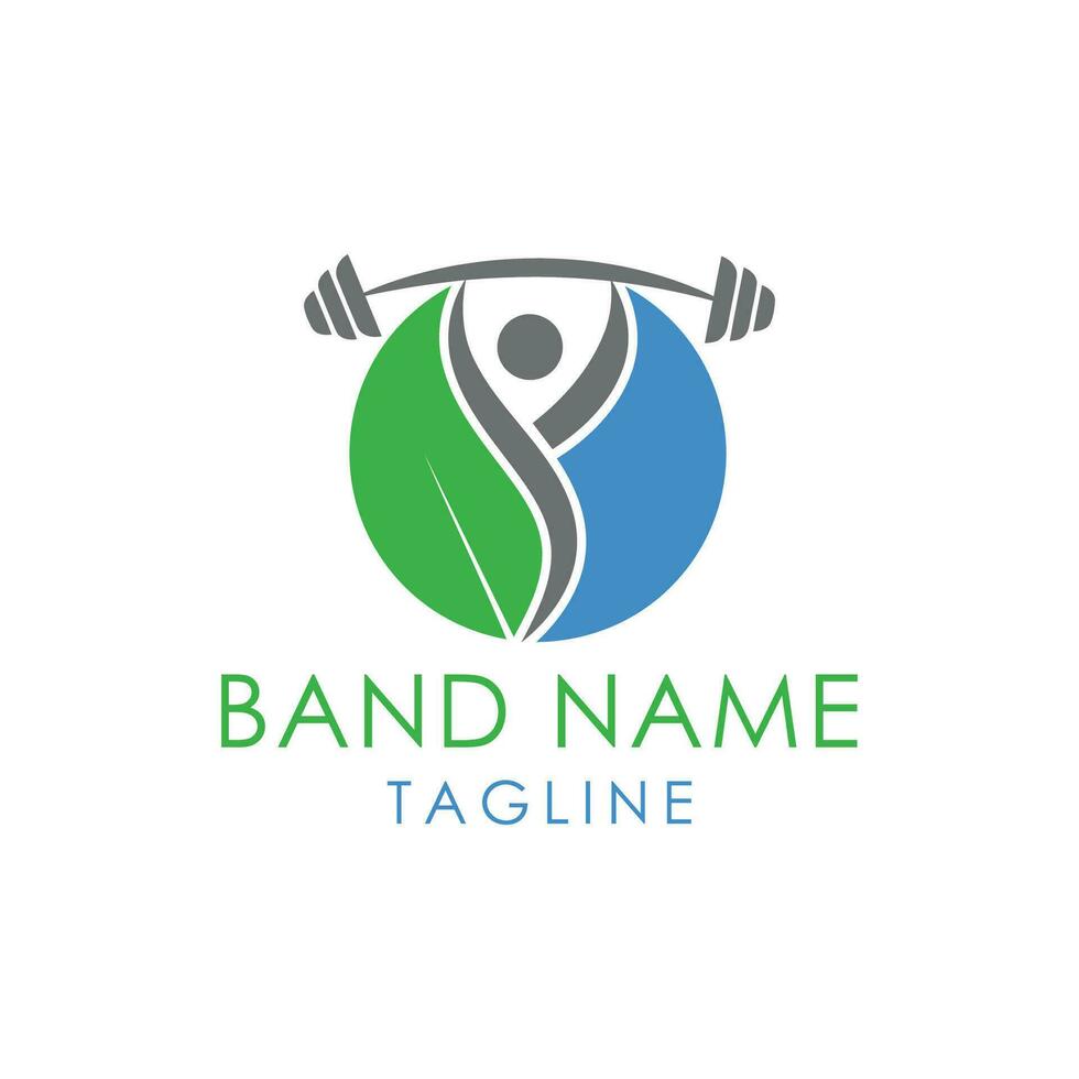 fitness health wellness logo.eps vector