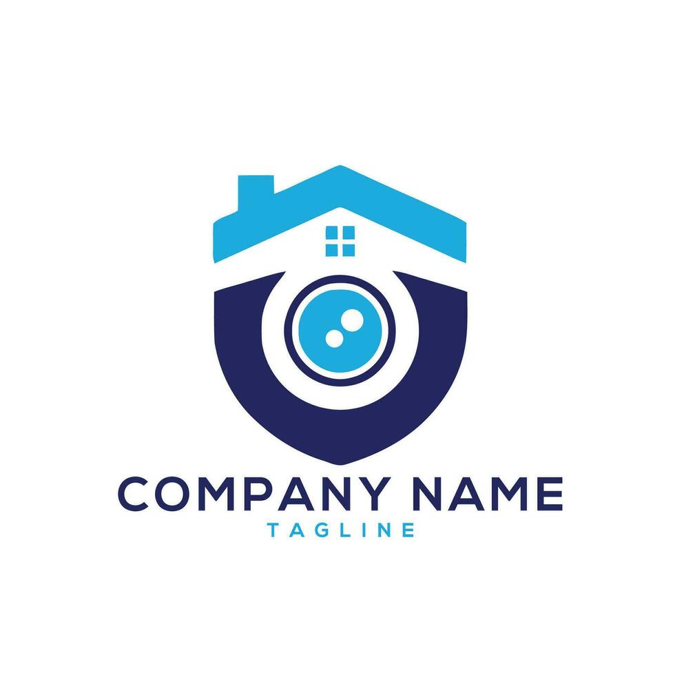 home security guard services logo vector