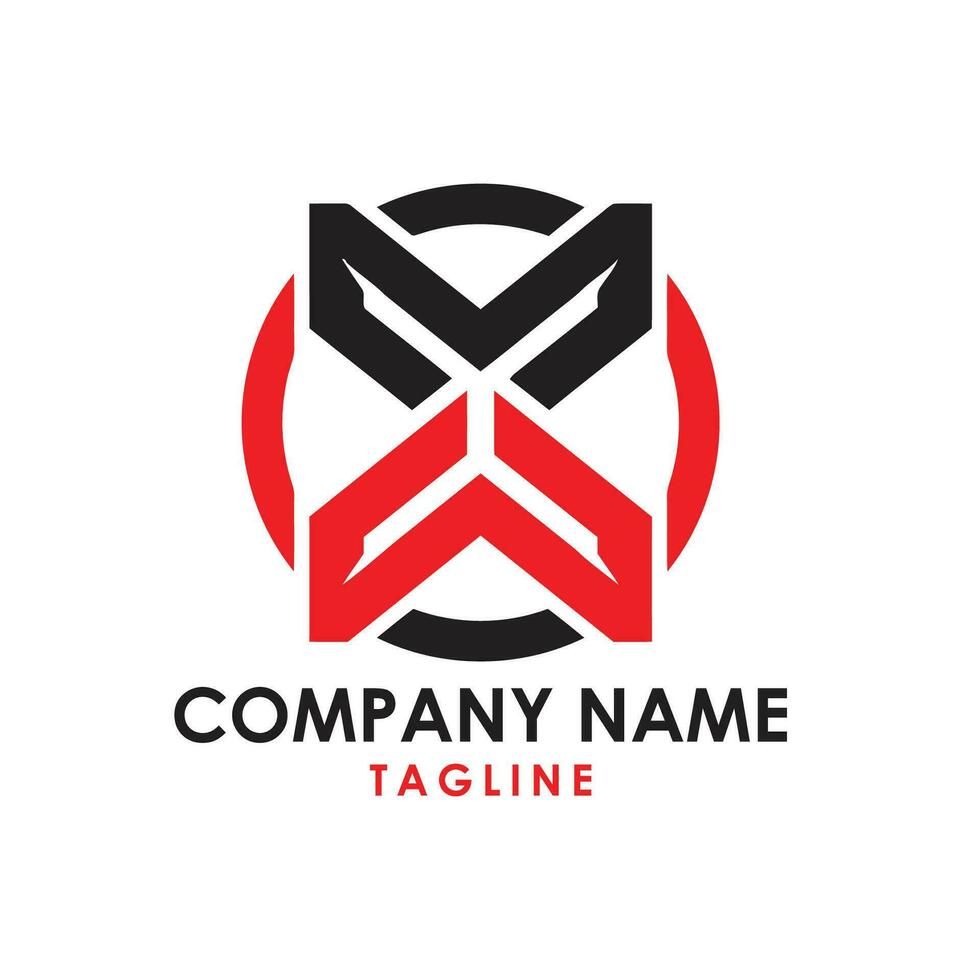mw typography logo designs vector