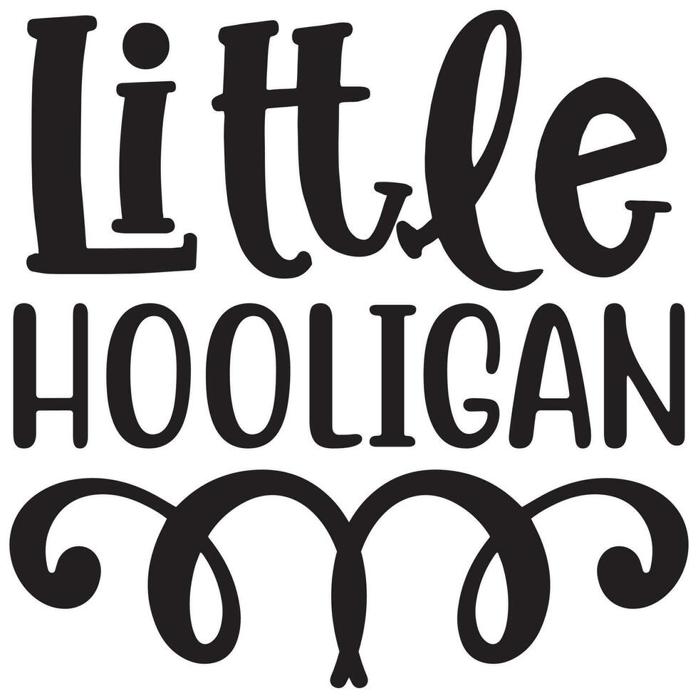 little hooligan design vector