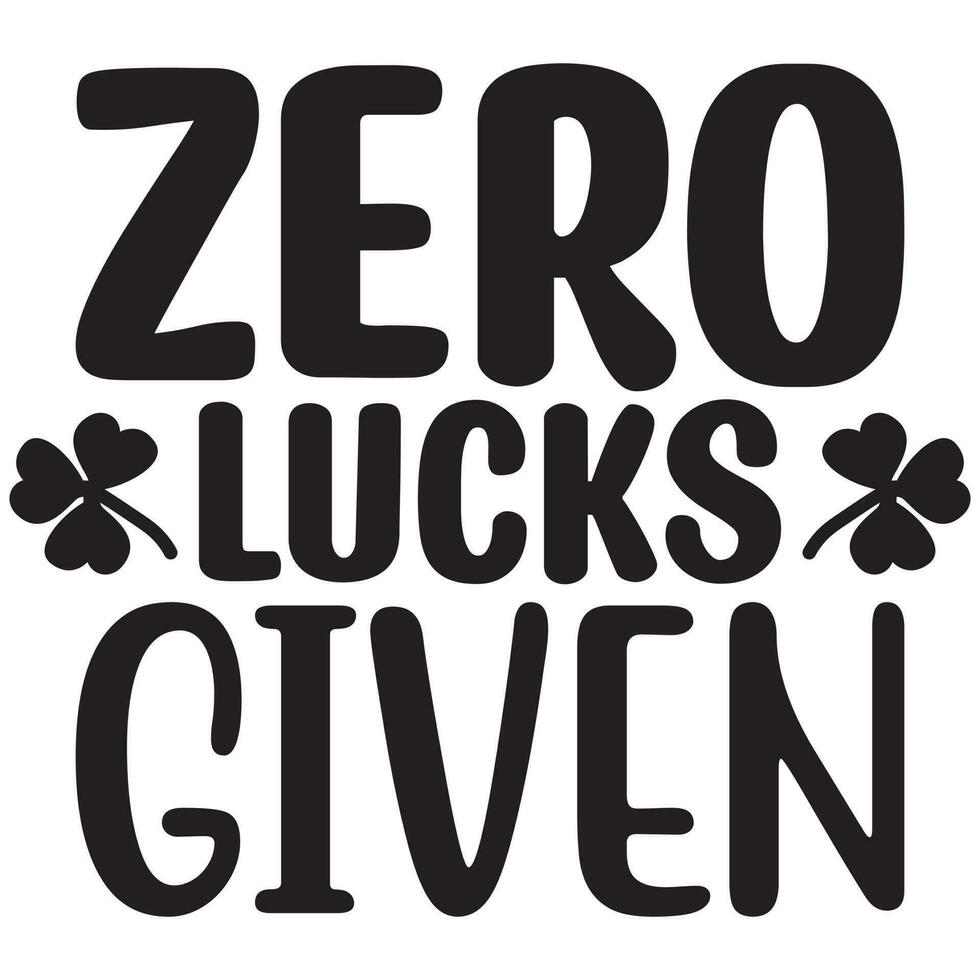 zero lucky given vector