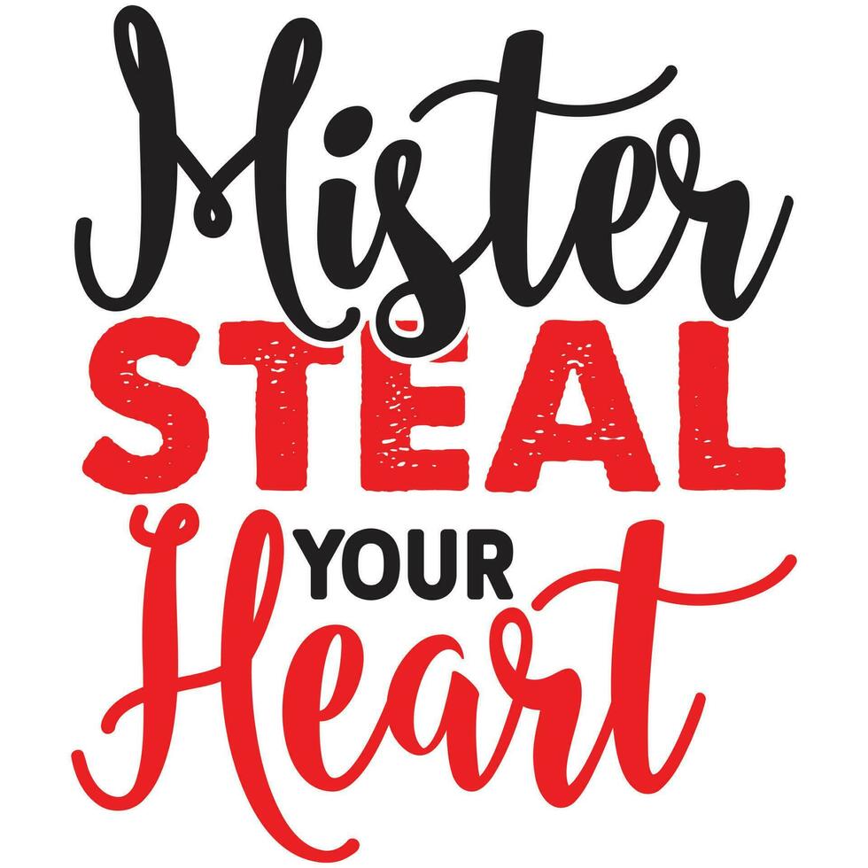 mister steal your heart vector