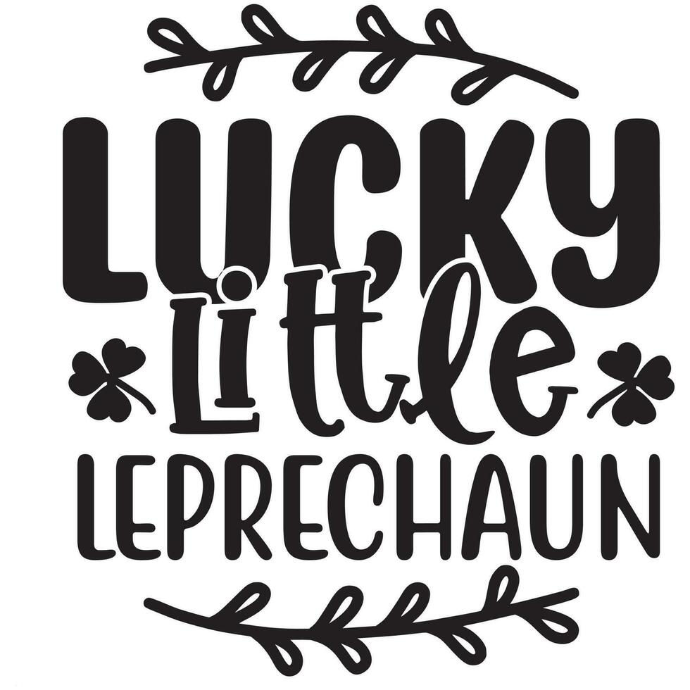 lucky little leprechaun vector