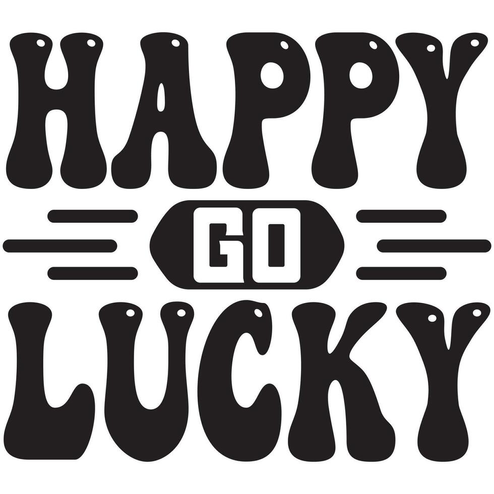 happy go lucky vector