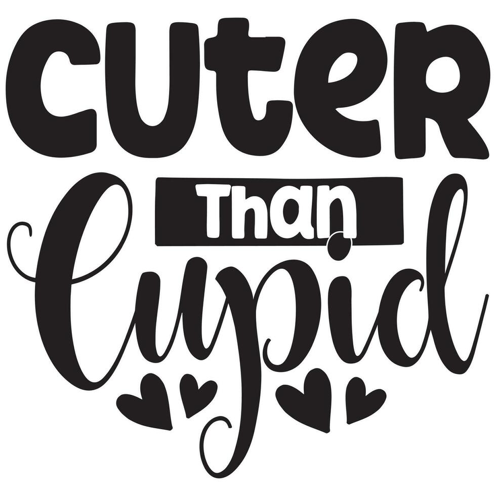 cuter than cupid vector