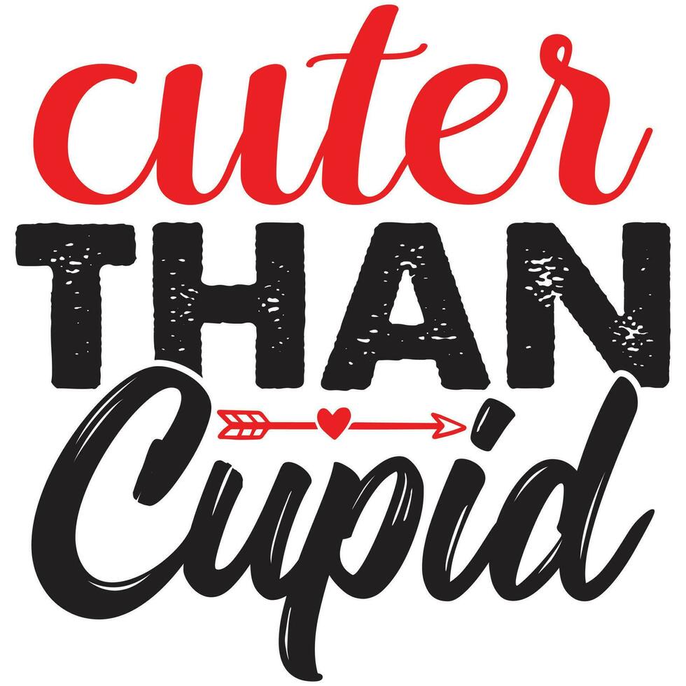 cuter than cupid vector