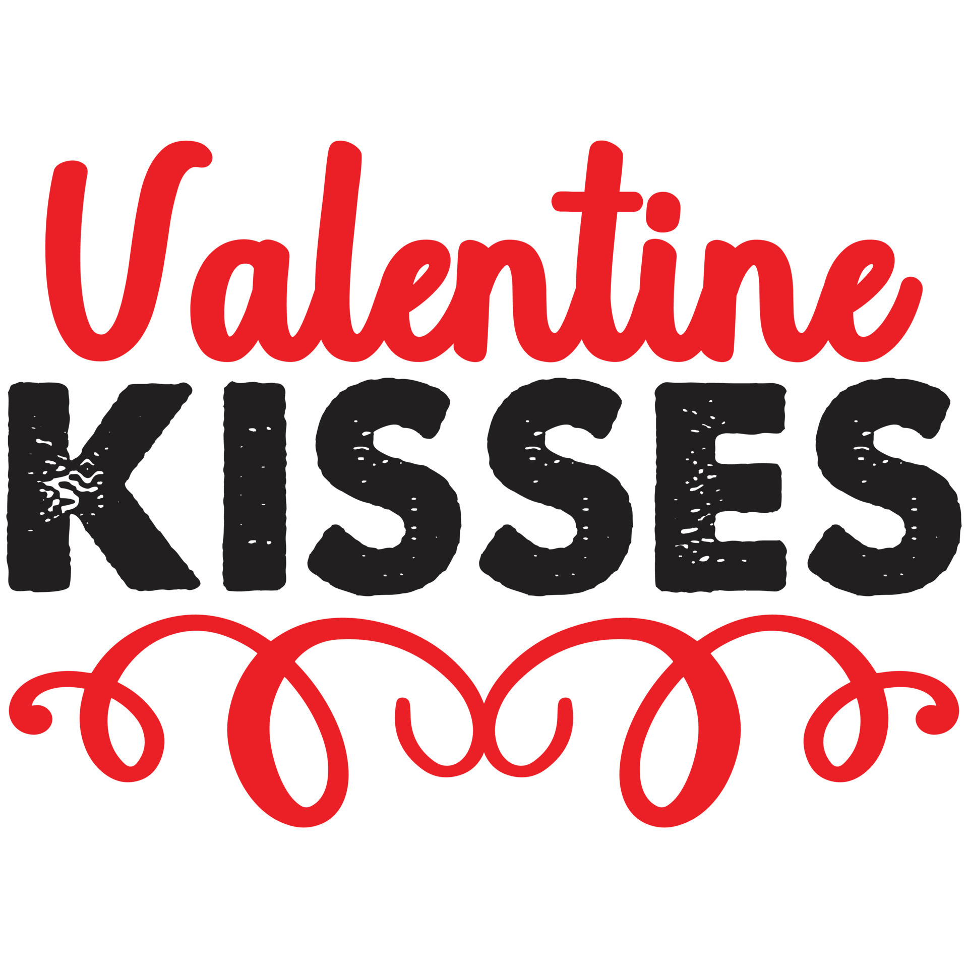 valentine kisses design 29444825 Vector Art at Vecteezy