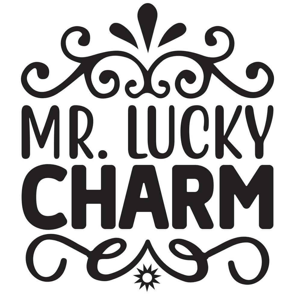 mr. lucky charm vector