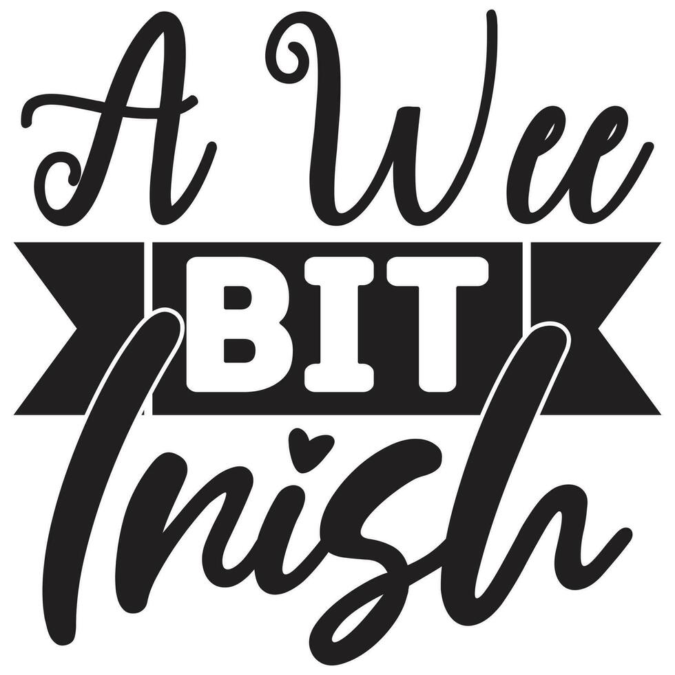 a wee bit irish vector