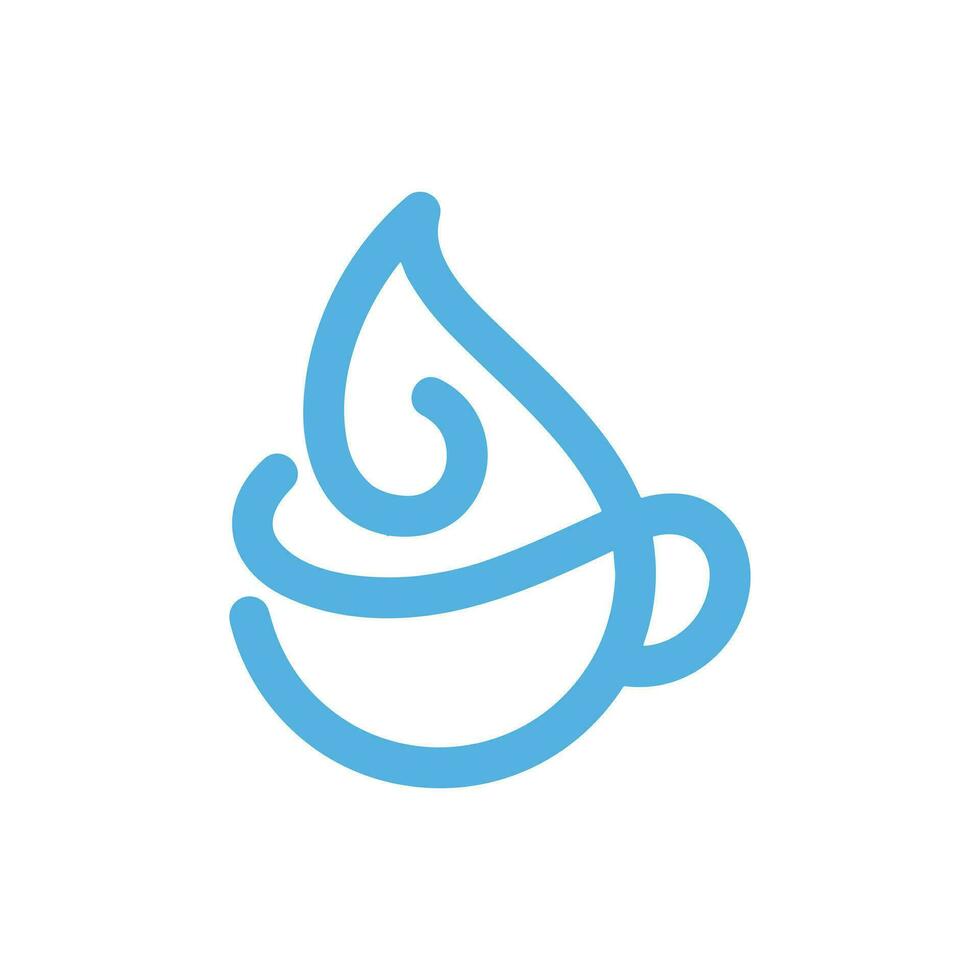Coffee Cup Vector Icon Design
