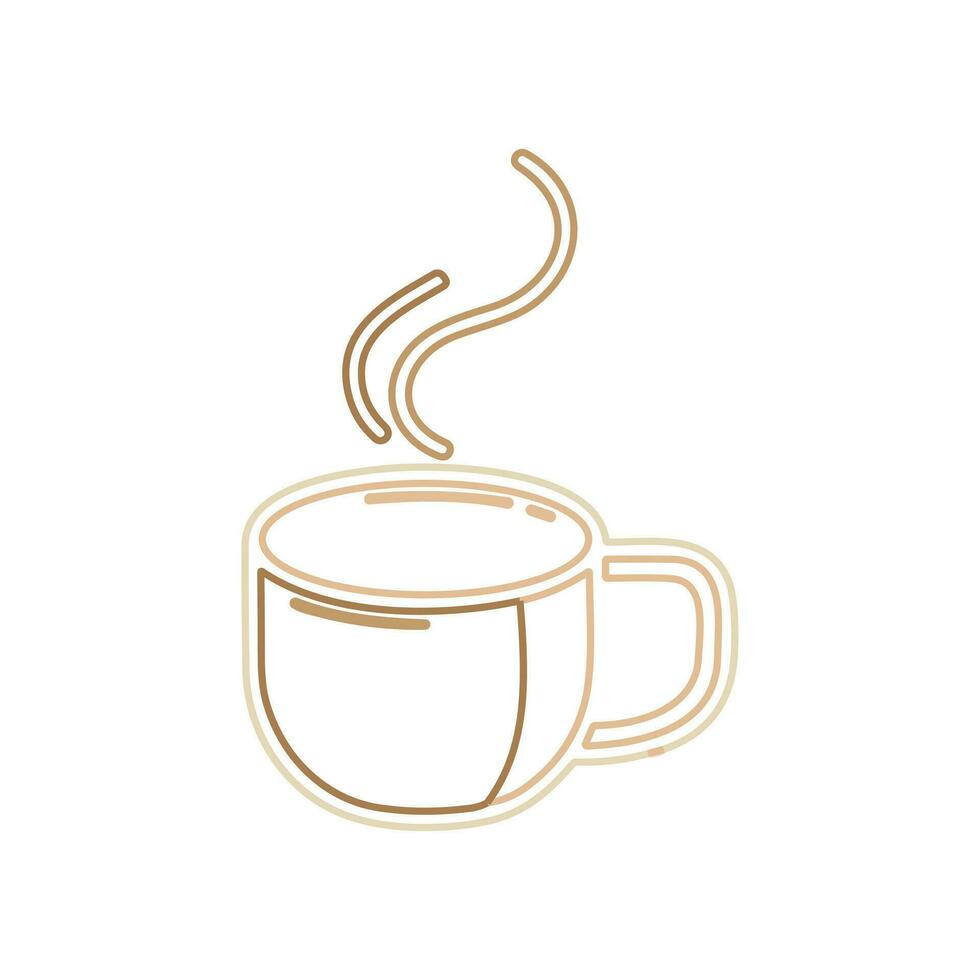 coffee cup vector icon design