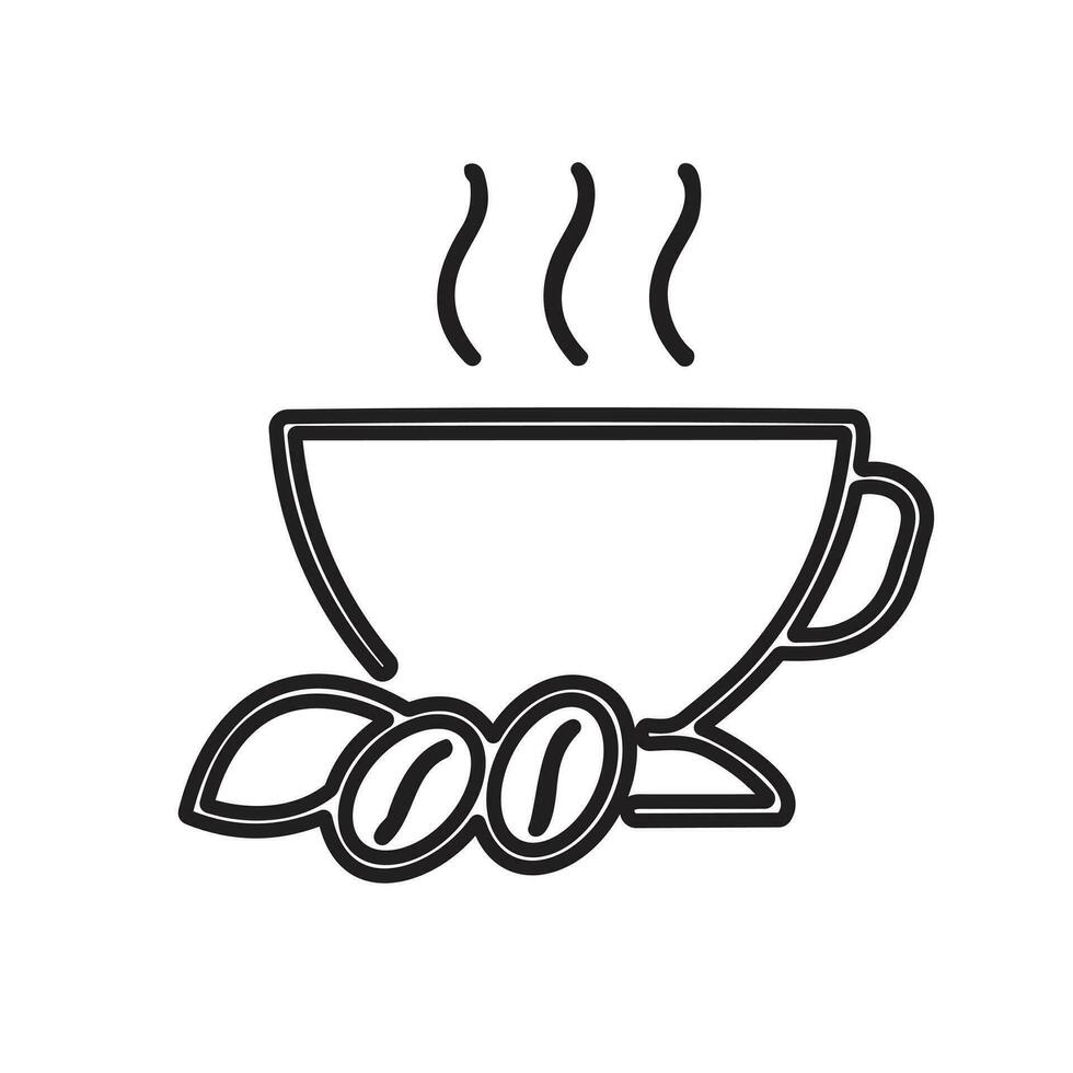 coffee cup vector icon design