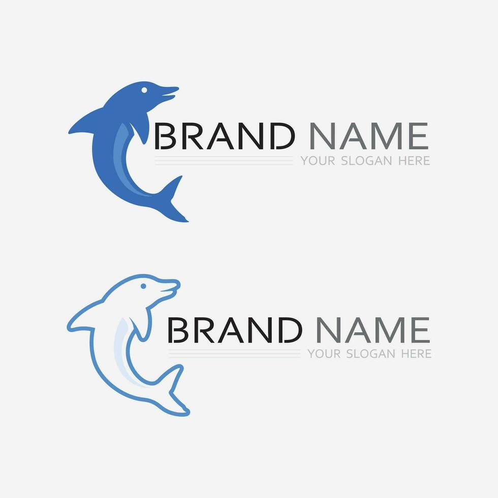 Fish abstract icon design logo template,Creative vector symbol of fishing club or online shop.