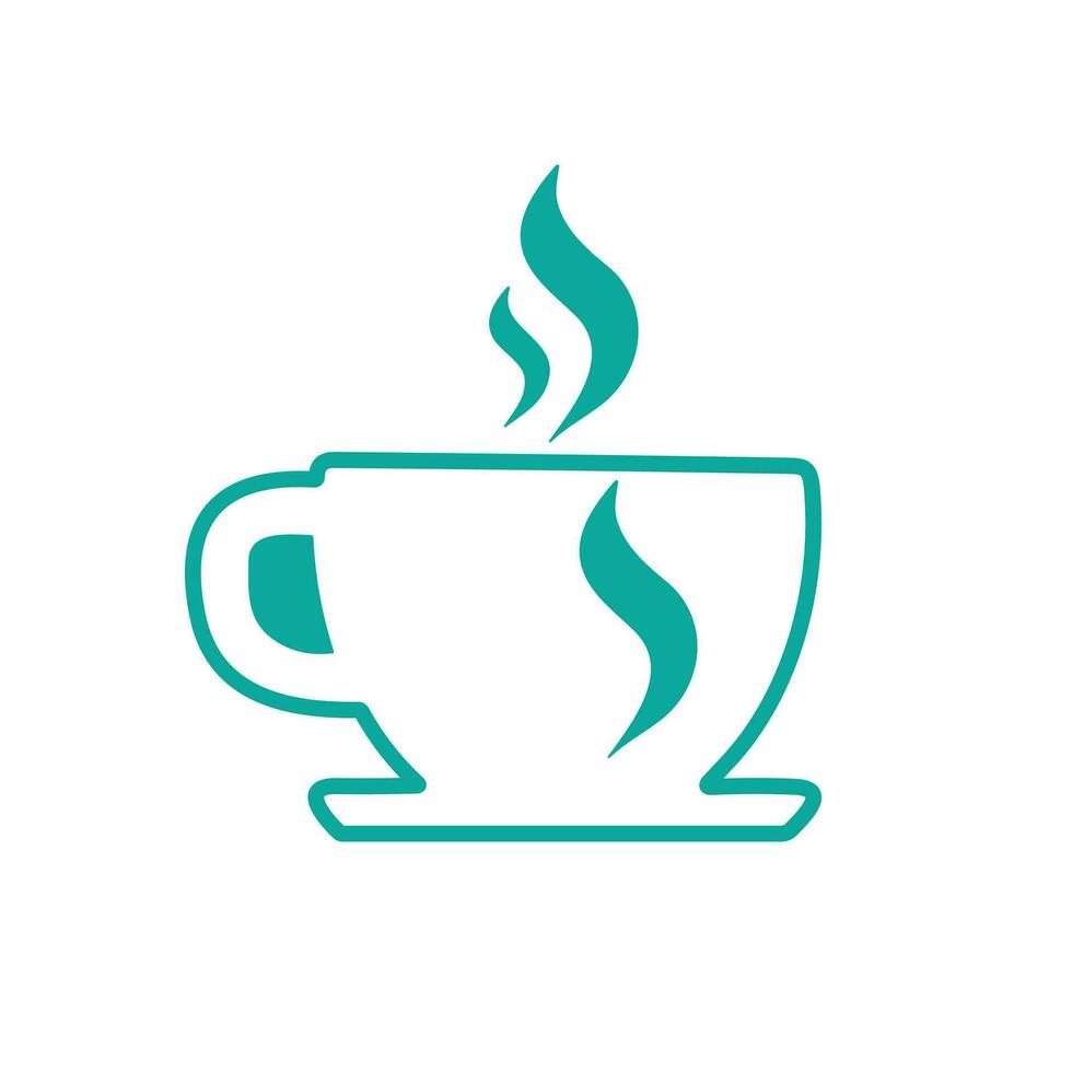 diseño de icono de vector de taza de café