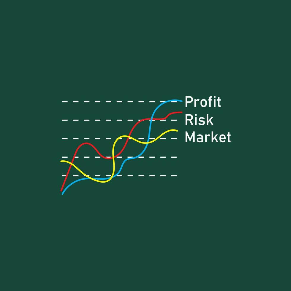 quadrant concept  diagram  logo illustration vector