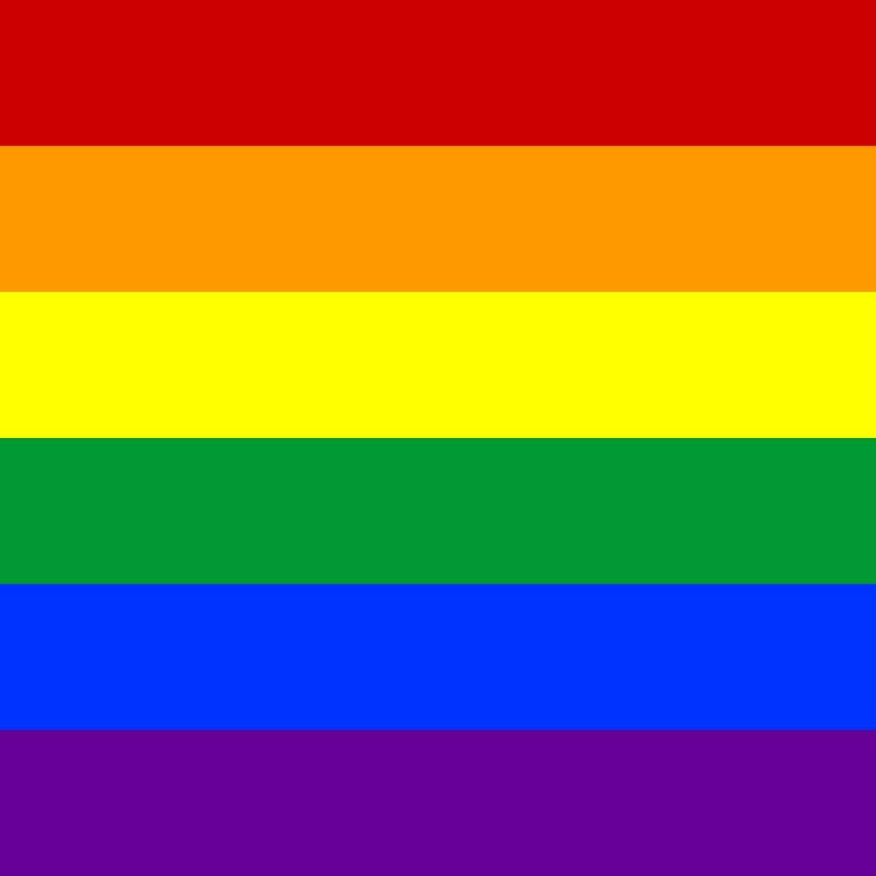 Pride Rainbow Horizontal Stripe Background vector